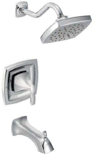 Product Cover Moen T3693 Voss Moentrol Volume Control Tub and Shower Trim Kit, Valve Required, Chrome