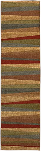 Product Cover Mohawk Home New Wave Mayan Sunset Printed Rug,  2'x8',  Sierra