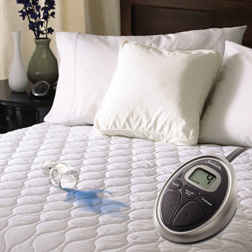 Product Cover Sunbeam Heated Mattress Pad | Water-Resistant, 10 Heat Settings , White , Full - MSU6SFS-T000-11A00
