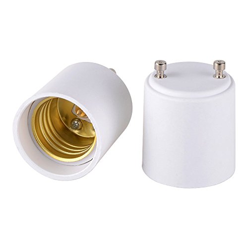 Product Cover Onite 2pcs GU24 to E26 E27 Adapter for LED Bulb, GU24 to Medium Base Converts Your Pin Base Fixture to Standard Screw-in Lamp Socket