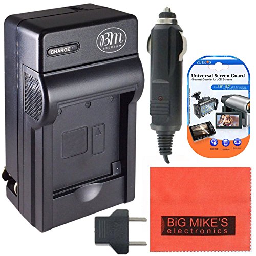 Product Cover DMW-BCK7 Battery Charger for Panasonic Lumix DMC-FH25 DMC-FH27 DMC-FP5 DMC-FP7 DMC-FS16 DMC-FS18 DMC-FS22 DMC-FS35 DMC-FS37 DMC-S1 DMC-S2 DMC-S3 DMC-SZ1 DMC-SZ5 DMC-SZ7 DMC-TS20 DMC-TS25 Digital Camera + More!!