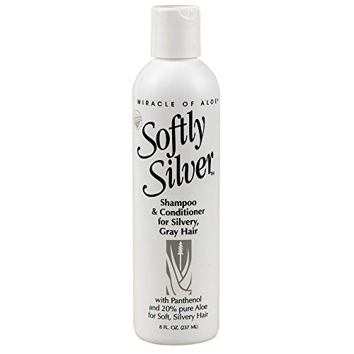 Product Cover Softly Silver Shampoo/Conditioner for Silvery, Gray Hair 8 ounce tube with 20% UltraAloe