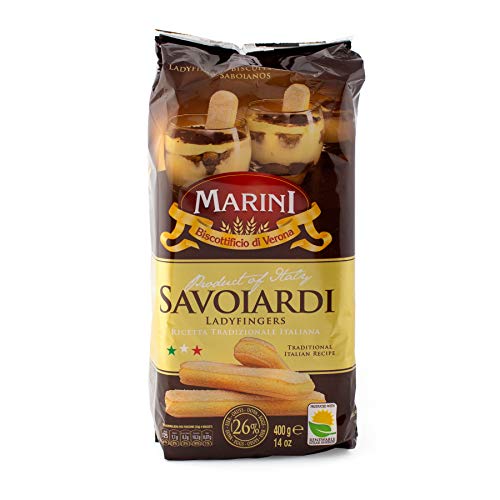 Product Cover Marini Savoiardi Italian Ladyfingers Cookies 400 Grams - Biscottificio di Verona Italiani - Product of Italy