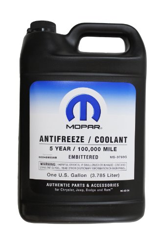 Product Cover Genuine Mopar Fluid 68048953AB Antifreeze/Coolant - 1 Gallon Bottle
