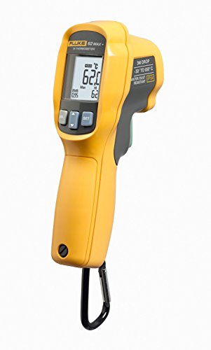 Product Cover Fluke 62 MAX Plus IR Thermometer, Non Contact, -20 to +1202 Degree F Range - 62 Max+