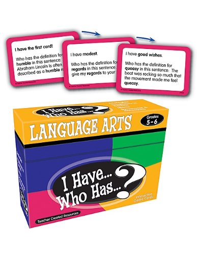 Product Cover Teacher Created Resources I Have... Who Has...? Language Arts 5-6 (7832)