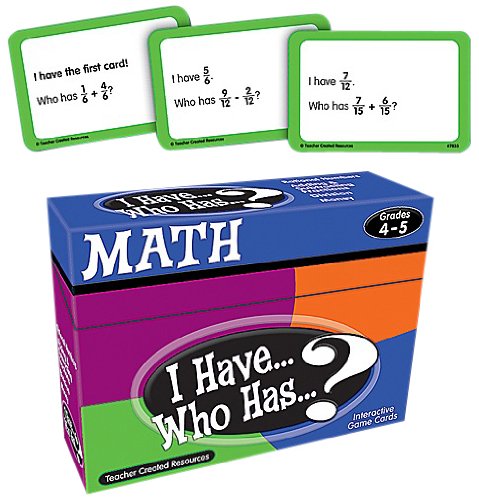 Product Cover Teacher Created Resources I Have... Who Has...? Math 4-5 (7833)