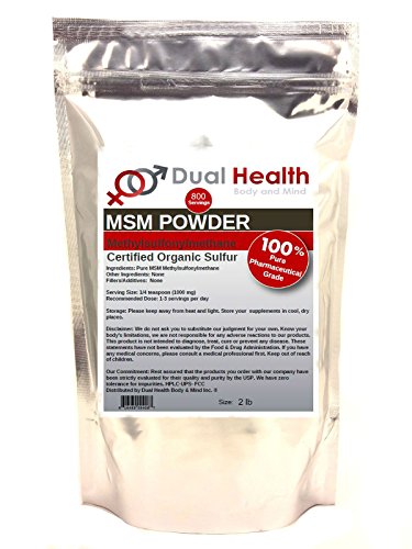 Product Cover Pure MSM (Methylsulfonylmethane) Powder (2 lb) Bulk Supplements