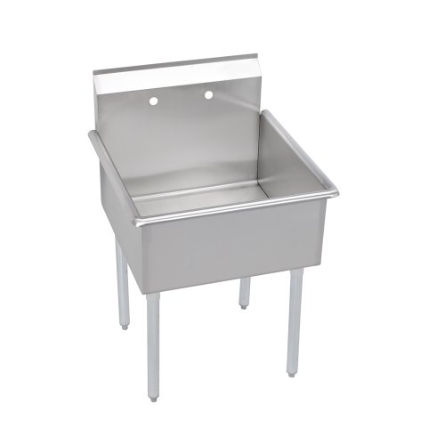 Product Cover Elkay 1 Compartment Professional Grade Commercial Kitchen Stainless Steel Sink, 24