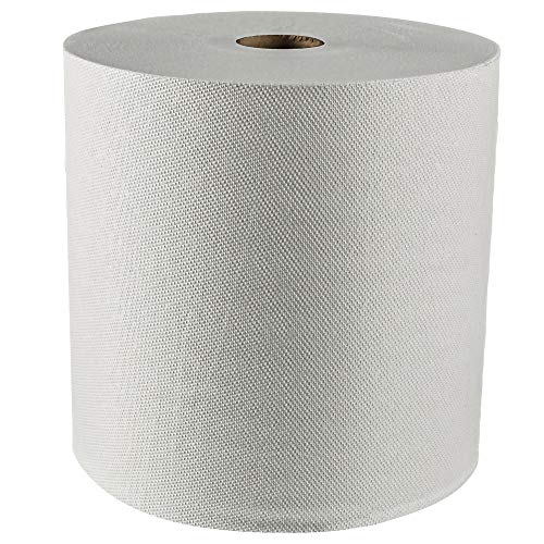 Product Cover Scott Essential (formerly Kleenex) Hard Roll Paper Towels (01080) with Premium Absorbency Pockets, White, 12 Rolls / Case, 5,100 feet - Same Kleenex quality, now Scott branded