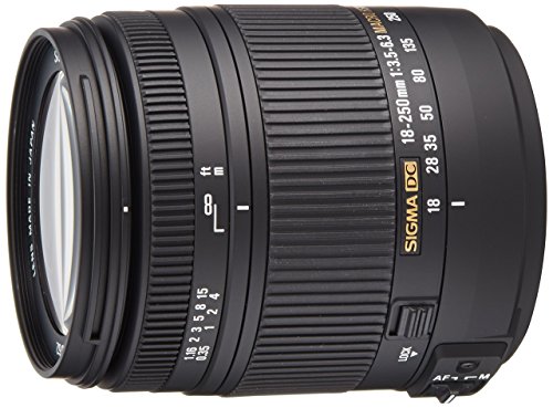 Product Cover Sigma 18-250mm f3.5-6.3 DC MACRO OS HSM for Canon Digital SLR Cameras
