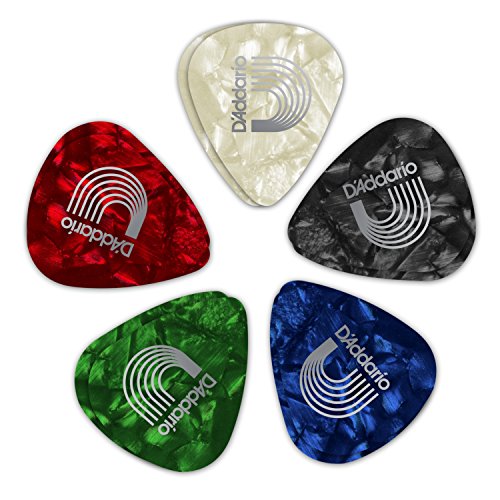 Product Cover Planet Waves Assorted Pearl Celluloid Guitar Picks, 25 pack, Medium