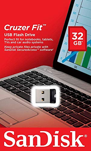Product Cover SanDisk Cruzer Fit USB 32GB Flash Drive (SDCZ33-032G-A11)