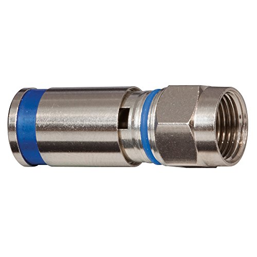 Product Cover Klein Tools VDV812-623 Standard Compression Connector, RG6/6Q, Male, 10 Pack