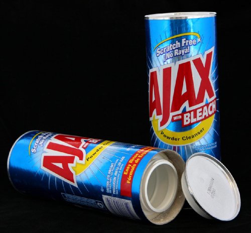 Product Cover Ajax Powder Cleaner Safe Can Diversion Container+Free Pack of 1 1/4 Rasta Wrap