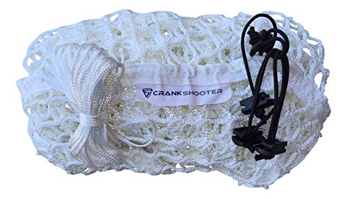Product Cover CrankShooter 4mm 1000d White Replacement Net for 6'x6'x7' Goal - New 1000d hi Tension Poly Material