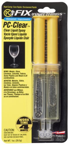 Product Cover 070147 Pc Products Epoxy, Fast Cure, Clear, 1 oz. Syringe