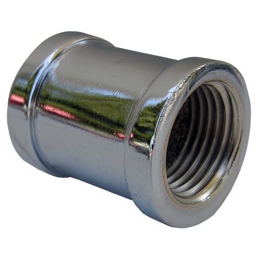 Product Cover LASCO 32-1425 1/2-Inch Female Pipe Thread Chrome Plated Brass Coupling