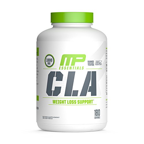 Product Cover MP Essentials CLA 1000 High-Potency, Natural Weight-Loss Exercise Enhancement, Increase Lean Muscle Mass, Non-Stimulating, Gluten-Free, Non-GMO Conjugated Linoleic Acid, 180 Servings