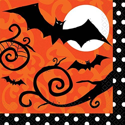 Product Cover Amscan Frightfully Fancy Halloween Lunch Napkins (36 count)