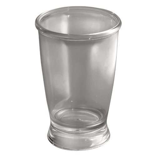 Product Cover iDesign Franklin Plastic Tumbler Cup for Bathroom Vanity Countertops - Smoke