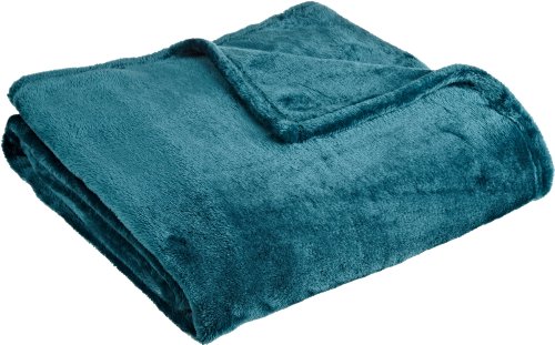 Product Cover Northpoint Cashmere Plush Velvet Throw, Teal, 50