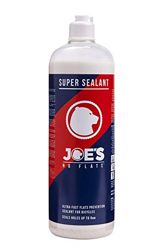 Product Cover JOE'S NO FLATS Joe's Super Sealant for Bicycle Tires. Ultra-Fast Sealing for Tubeless, Tubular and Inner Tubes | for Holes up to 0.25 Inches | Ready to Use Effective Puncture Seal