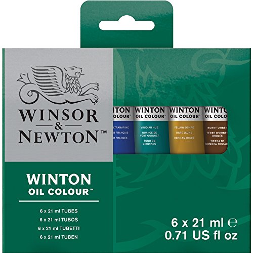 Product Cover Winsor & Newton Winton Oil Colour Paint Intro Set, Six 21ml Tubes