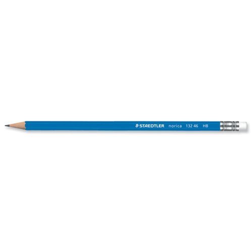 Product Cover Staedtler Norica Pencil With Eraser Tip HB Ref 132 46 [Pack 12]