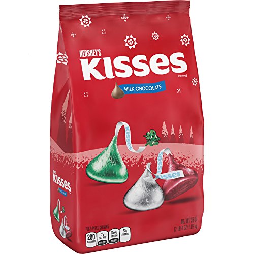 Product Cover Hershey's Kisses Holiday Milk Chocolate Candy, 36 oz