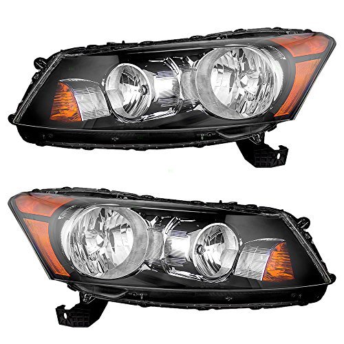 Product Cover Driver and Passenger Headlights Headlamps for Honda 33150TA0A01 33100TA0A01