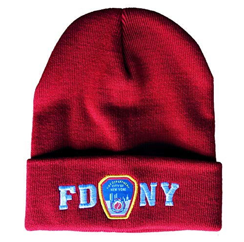 Product Cover FDNY Winter Hat Beanie Skull Cap Officially Licensed by The New York City Fire Department