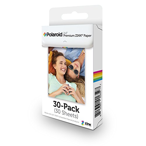 Product Cover Polaroid 2x3ʺ Premium ZINK Zero Photo Paper 30-Pack - Compatible with Polaroid Snap / SnapTouch Instant Print Digital Cameras & Polaroid ZIP Mobile Photo Printer