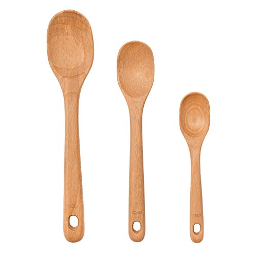 Product Cover OXO Good Grips Wooden Spoon Set, 3-Piece, Brown