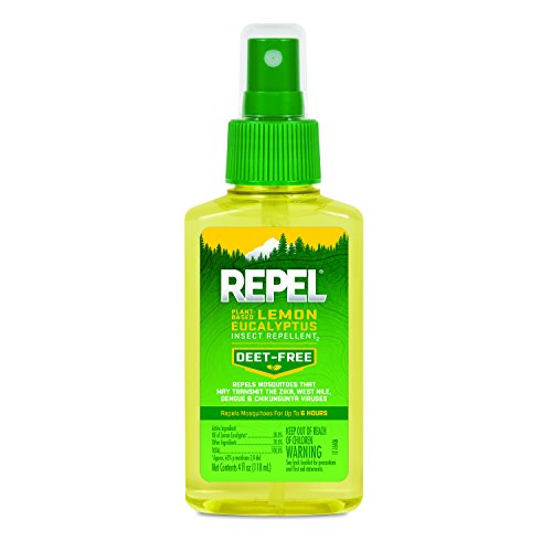Product Cover REPEL Plant-Based Lemon Eucalyptus Insect Repellent, Pump Spray, 4-Ounce, 6-Pack
