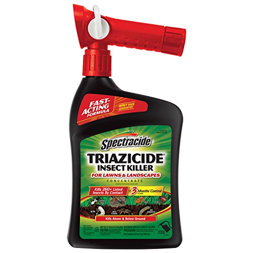 Product Cover Spectracide Triazicide Insect Killer For Lawns & Landscapes Concentrate, Ready-to-Spray, 32-Ounce, 6-Pack