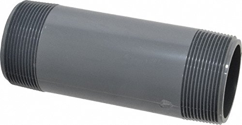Product Cover Spears 88 Series PVC Pipe Fitting, Nipple, Schedule 80, Gray, 2