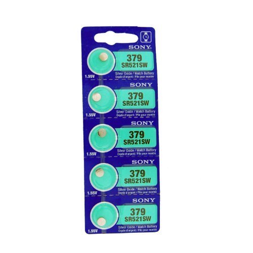 Product Cover Sony Silver Oxide Batteries Size 379 (SR521SW)(Pack of 5)