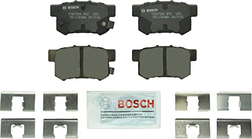 Product Cover Bosch BP537 QuietCast Premium Disc Brake Pad Set For: Acura CL, CSX, ILX, Legend, RSX, TL, TSX, Vigor; Honda Accord, Civic, CR-Z, Prelude, S2000; Suzuki Kizashi, SX4, Rear