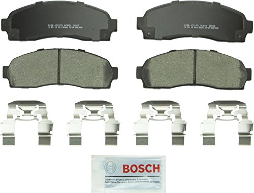 Product Cover Bosch BC833 QuietCast Premium Ceramic Disc Brake Pad Set For: Ford Explorer, Explorer Sport, Explorer Sport Trac, Ranger; Mazda B2300, B3000, B4000; Mercury Mountaineer, Front