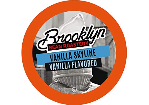 Product Cover Brooklyn Beans Vanilla Skyline Coffee Pods, Compatible with 2.0 K-Cup Brewers, 40 Count