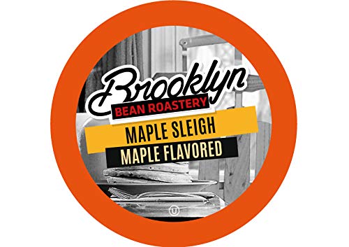 Product Cover Brooklyn Beans Maple Sleigh Coffee Pods, Compatible with 2.0 K-Cup Brewers, 40 Count
