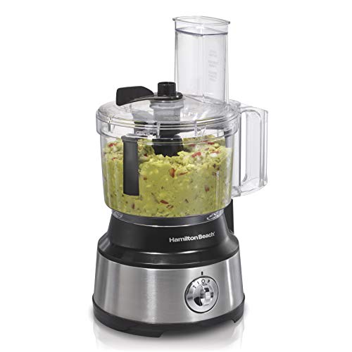 Product Cover Hamilton Beach (70730) Food Processor & Vegetable Chopper with Bowl Scraper, 10 Cup, Electric