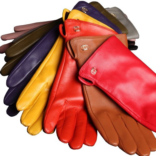 Product Cover WARMEN Women Touchscreen Texting Nappa Leather Glove Winter Warm Plain Cashmere & Wool Blend Lined Gloves