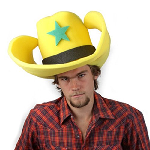 Product Cover Clown Antics Super Size 50 Gallon Cowboy Hats - Yellow (28