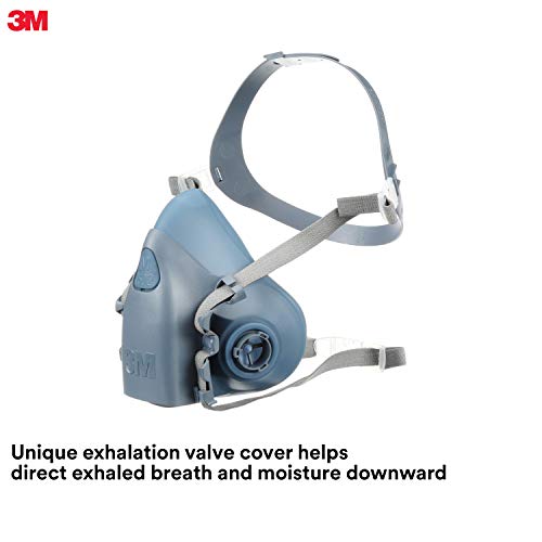 Product Cover 3M Medium Half Facepiece Reusable Respirator 7502/37082(AAD), Respiratory Protection, Medium