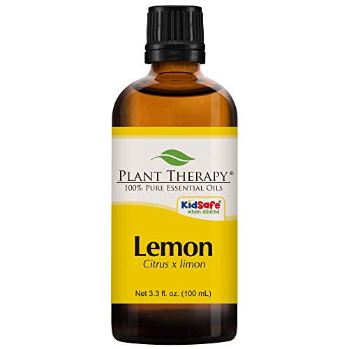 Product Cover Plant Therapy Lemon Essential Oil | 100% Pure, Undiluted, Natural Aromatherapy, Therapeutic Grade | 100 milliliter (3.3 ounce)