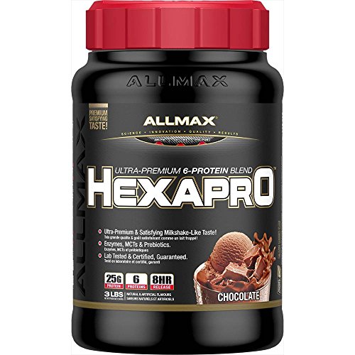 Product Cover ALLMAX Nutrition - HEXAPRO - Ultra Premium - Sustained Release Protein Matrix - Chocolate - 3 Pound