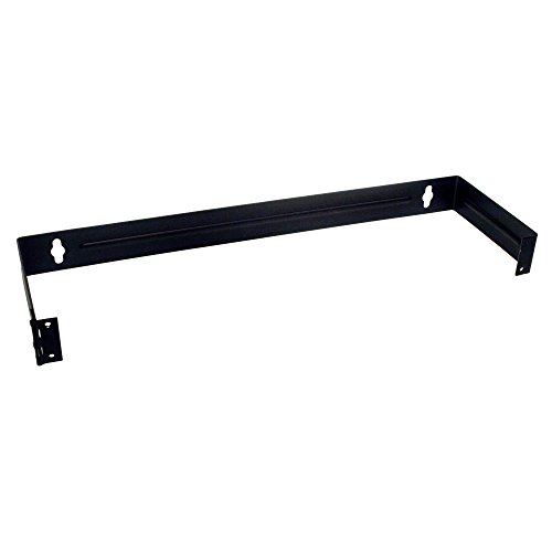 Product Cover InstallerParts 1U Mounting Hinge for 12/24 Port Patch Panel - Wall Mount Bracket for Data Network or Phone Terminations