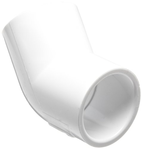 Product Cover GF Piping Systems PVC Pipe Fitting, 45 Degree Elbow, Schedule 40, White, 1
